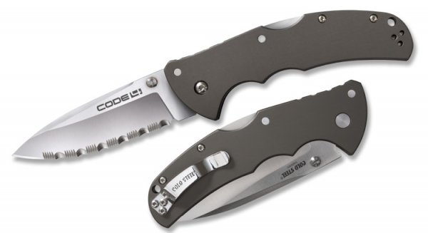 Нож Cold Steel Code 4 Spear Point Serrated