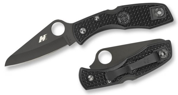 Ніж Spyderco Salt 1 black blade plain