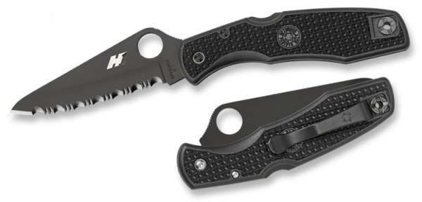 Ніж Spyderco Pacific Salt black blade spyderedge