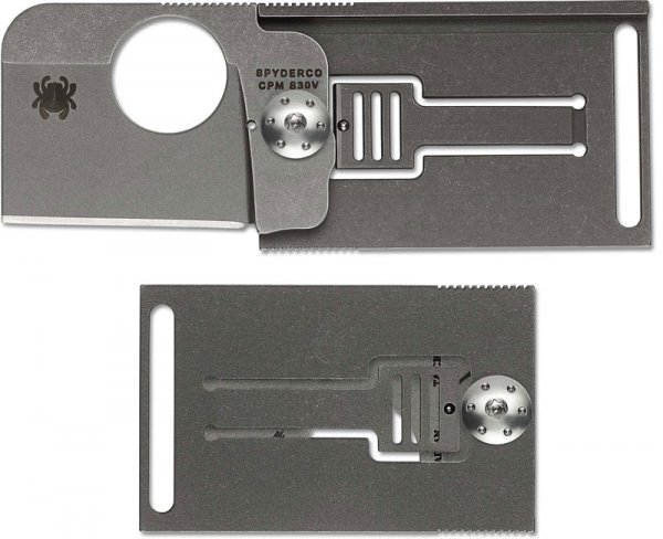 Ніж Spyderco Squarehead Folder TI Plain