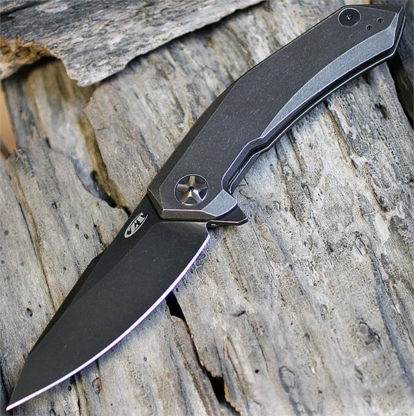 Нож Zero Tolerance Flipper S35VN Backwashed Titanium