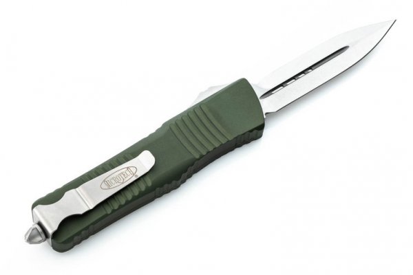 Нож Microtech Combat Troodon Double Edge Stonewash, ц:od green