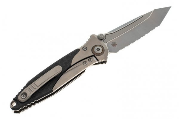 Ніж Microtech Socom Bravo Tanto Point Bead Blast BRZ Pivot FS, серрейтор