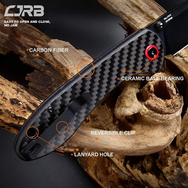 Ніж CJRB Feldspar Black Blade CF