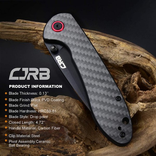 Ніж CJRB Feldspar Black Blade CF