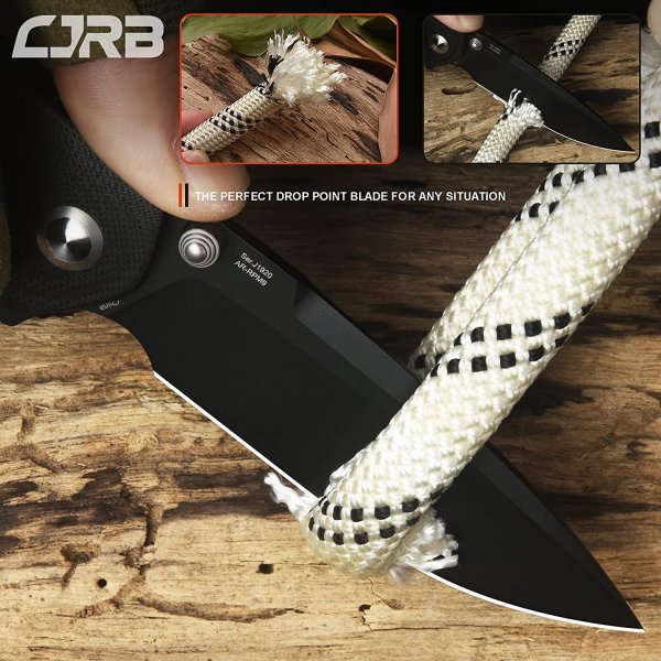 Ніж CJRB Scoria Black Blade