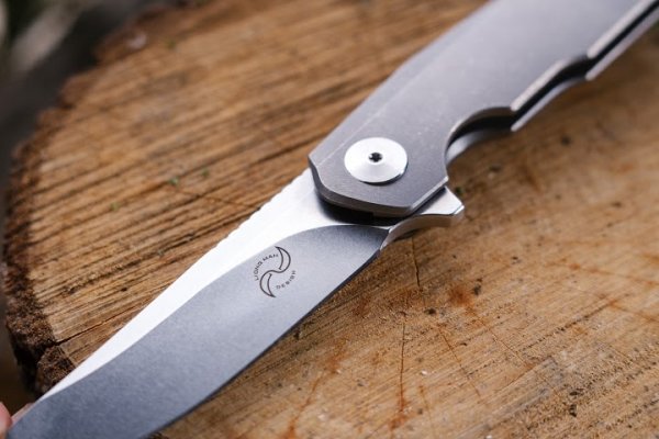 Нож Liong Mah Remedy Flipper Knife Titanium 