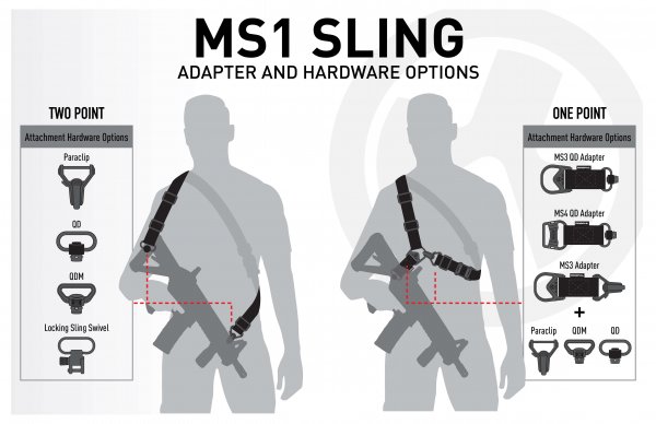Ремень ружейный двухточечный Magpul MS1 FDE