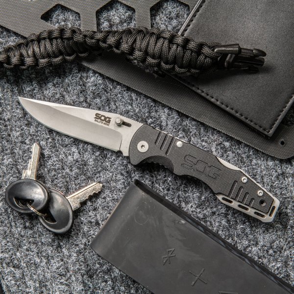 Нож SOG Salute Mini, Bead Blasted