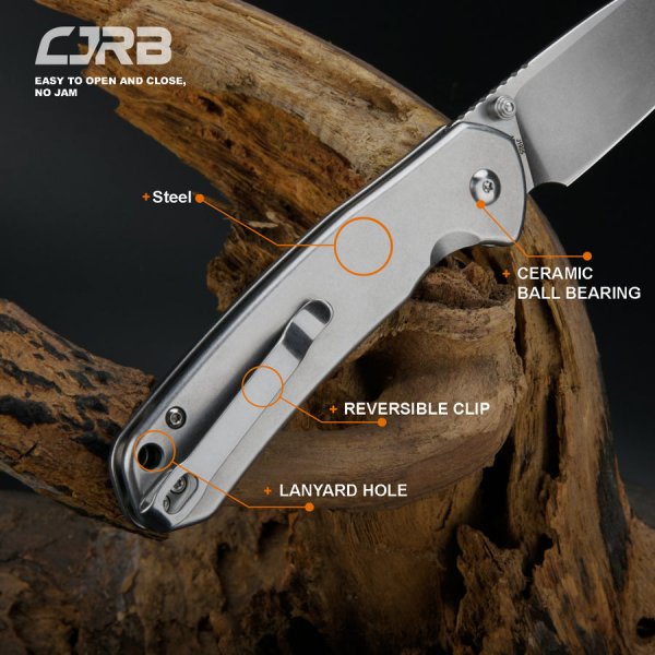 Ніж CJRB Pyrite SW Steel 