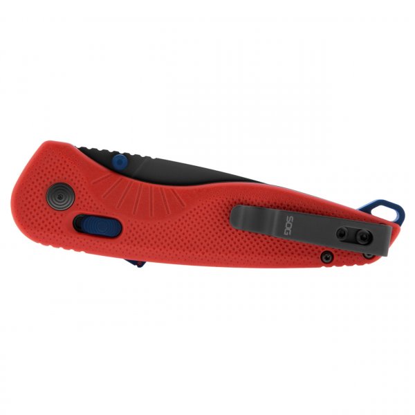 Нож SOG Aegis AT TP Rescue Red & Indigo 