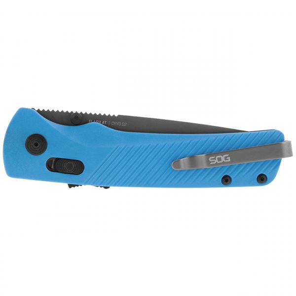 Ніж SOG Flash AT, Civic Cyan, Serrated 