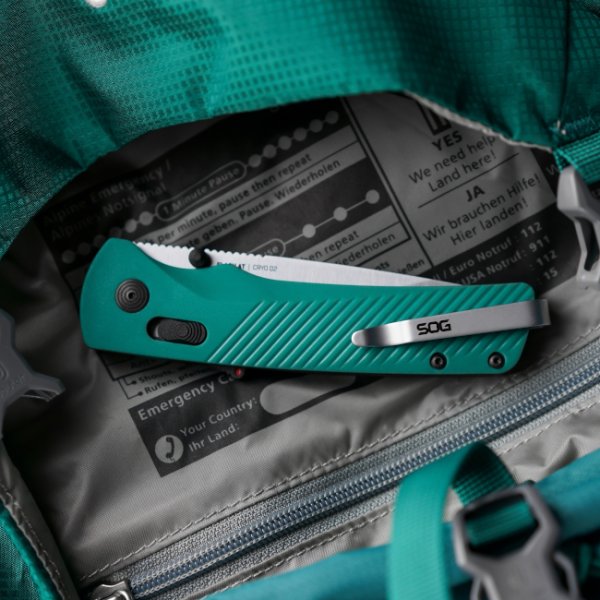 Ніж SOG Flash AT, Petrol Green