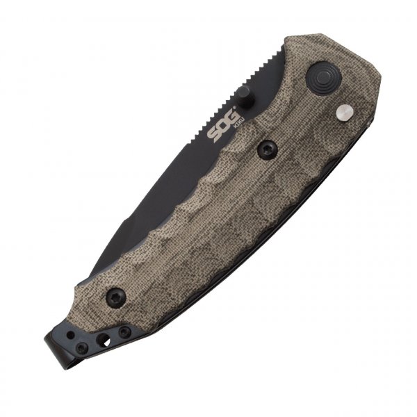 Нож SOG Kiku Assisted, Black