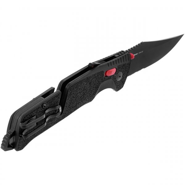 Ніж SOG Trident AT, Black/Red, Serrated