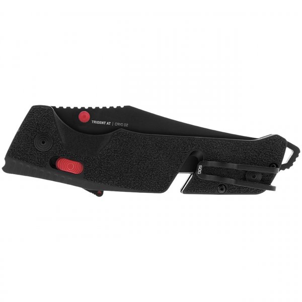 Ніж SOG Trident AT, Black/Red, Tanto