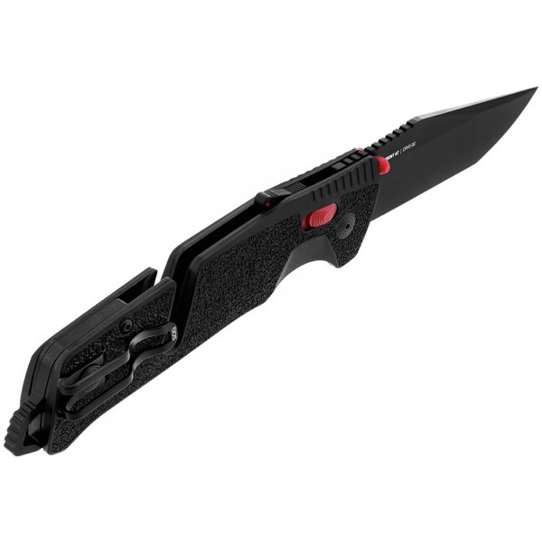Ніж SOG Trident AT, Black/Red, Tanto