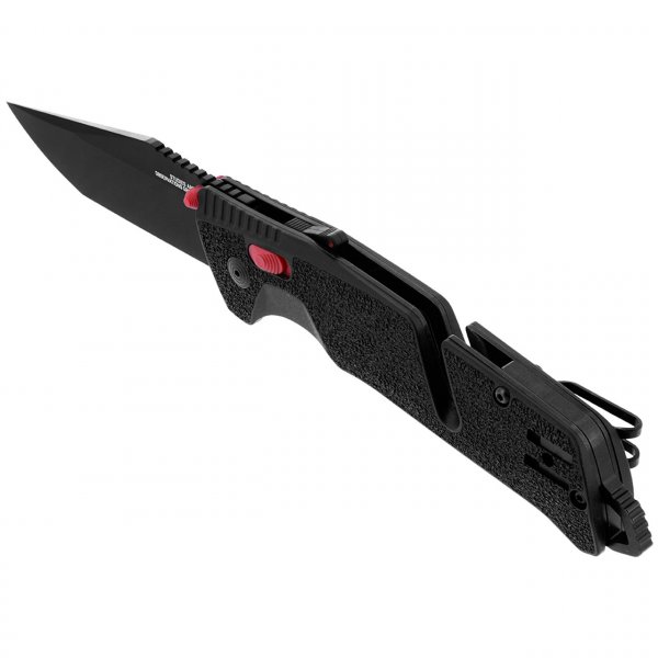 Ніж SOG Trident AT, Black/Red, Tanto