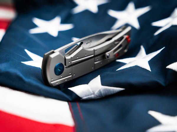 Нож Boker Plus P51 Mustang Damast 