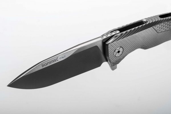 Нож Lionsteel ROK Aluminum Black 