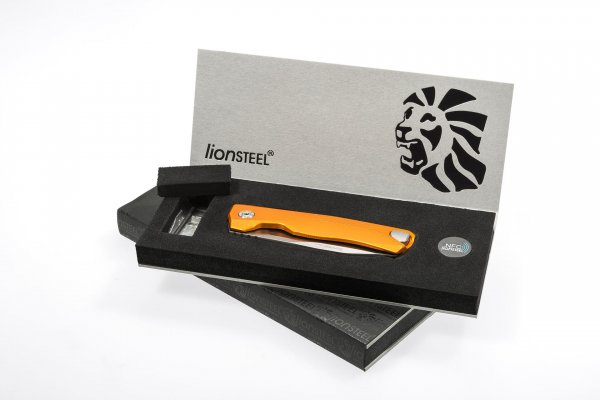 Нож Lionsteel ROK Aluminum Black 