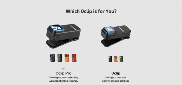 Фонарь Olight Oclip Pro Black