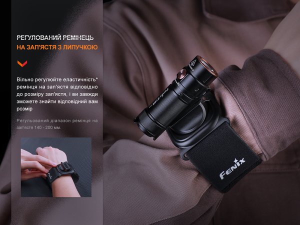 Тримач для ліхтаря на запястя Fenix ALW-01