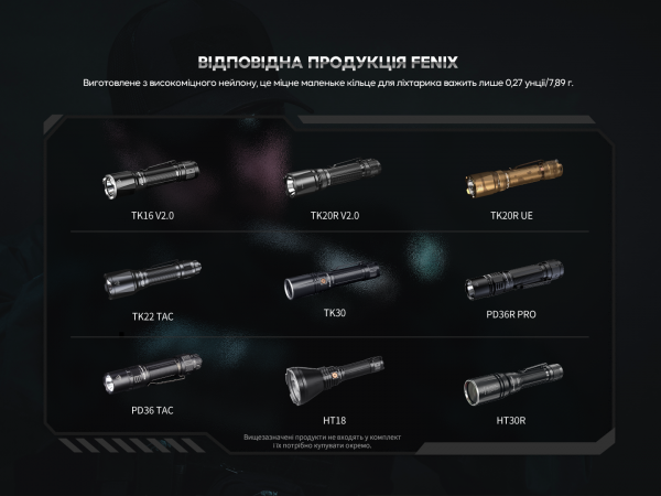 Кільце тактичне для ліхтаря Fenix ALR-01