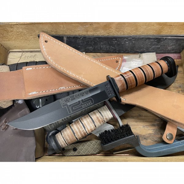 Нож Ka-Bar Dog's Head 125TH Anniversary Knife