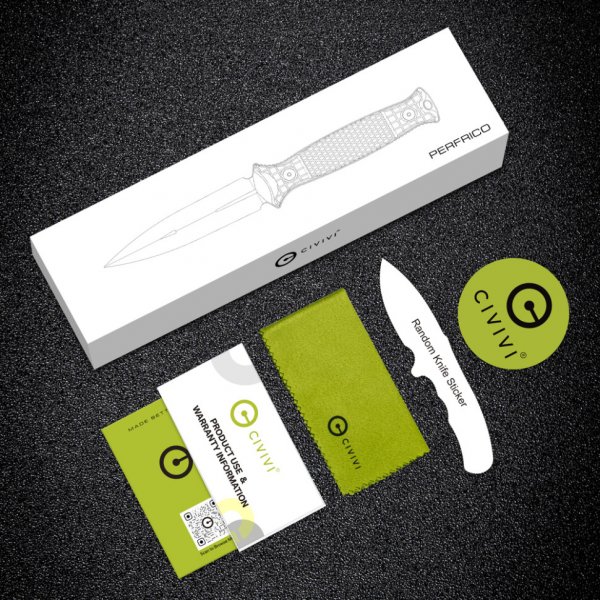 Ніж фіксований Civivi Perfrico C23026-1 з чохлом