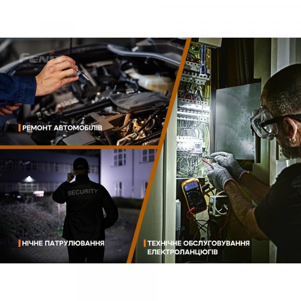 Ліхтар ручний Fenix C6V3.0 помаранчевий | Лімітована серія