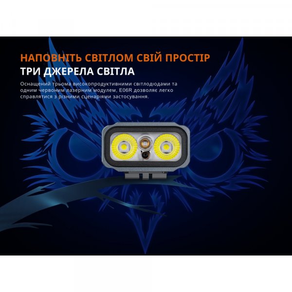 Ліхтар наключний Fenix E06R, білий | Лімітована серія