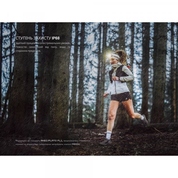 Ліхтар налобний з червоним світлом Fenix HM23 V2.0