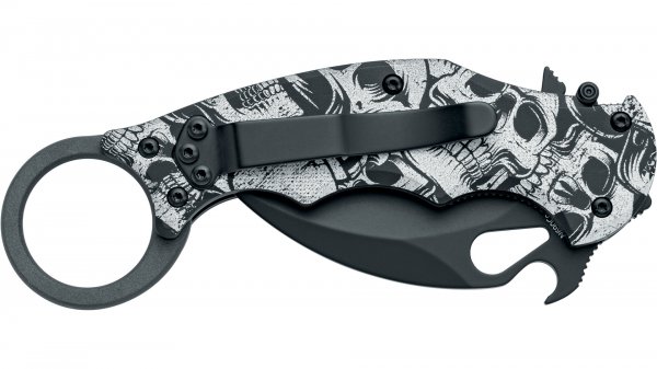 Нож Fox Karambit ALB-3 Skulls
