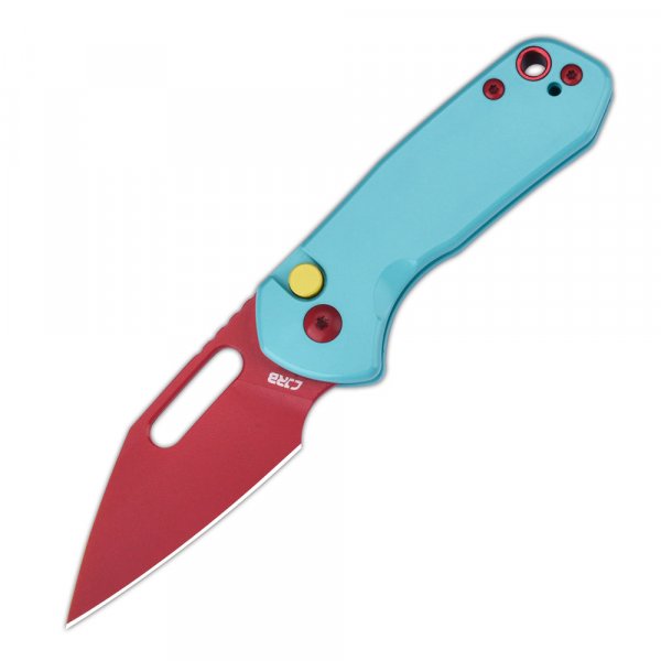 Нож CJRB Pyrite Mini Aluminium Blue\Pink