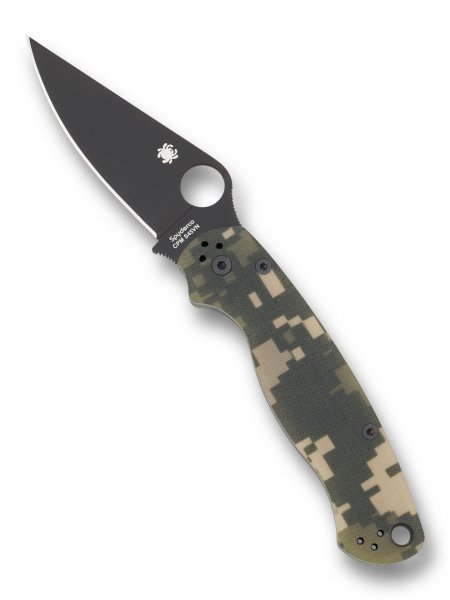 Ніж Spyderco Para-Military 2, Camo, Black Blade 