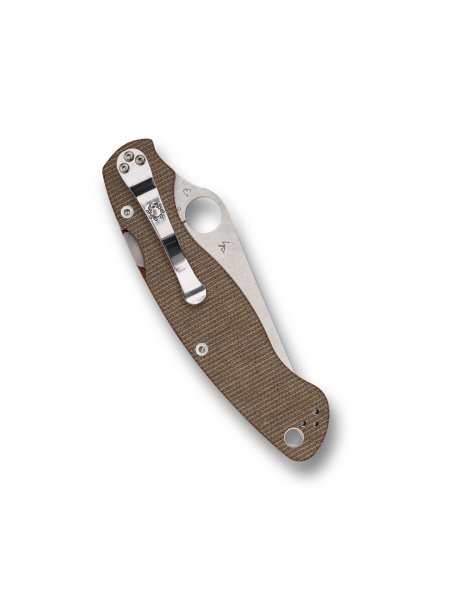 Нож Spyderco Military 2, Micarta Brown, Cru-Wear