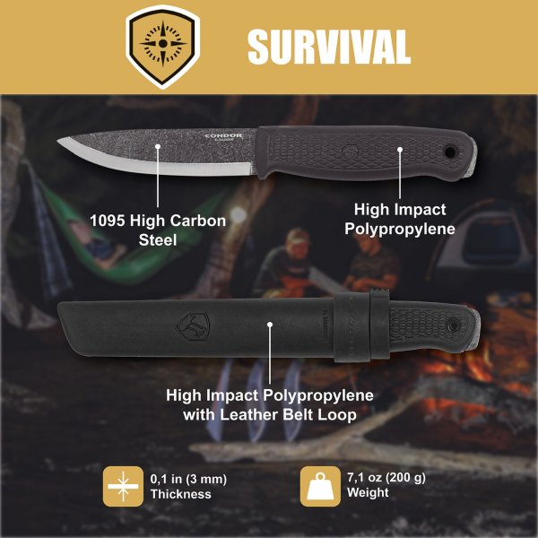 Ніж Condor Tool and Knife Terrasaur Black
