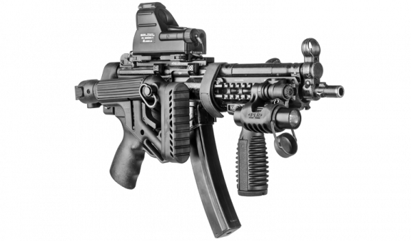 Приклад FAB Defense  для MP5 складний з регулюється щокою