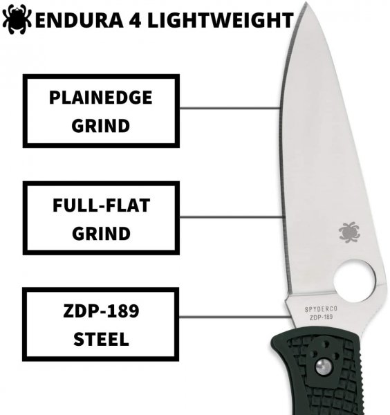 Ніж Spyderco Endura 4, ZDP-189