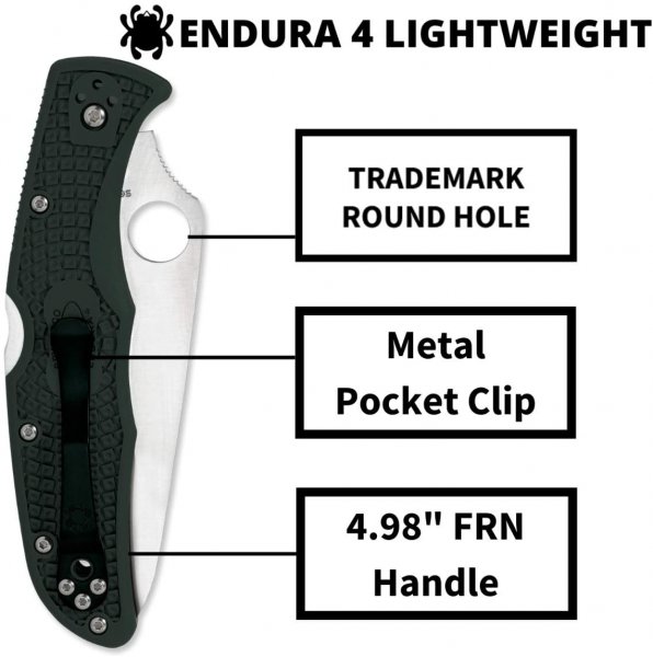 Ніж Spyderco Endura 4, ZDP-189